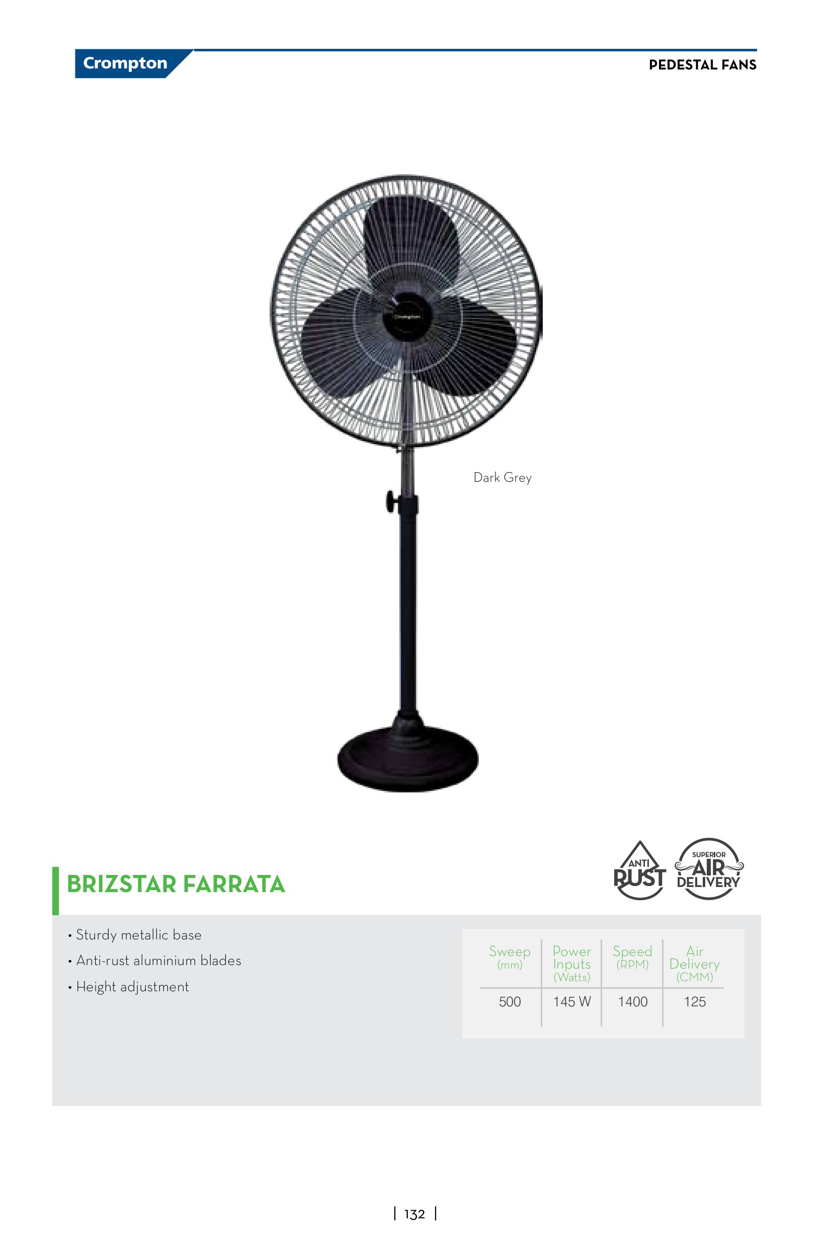 Crompton Pedastal Brizstar Farrata